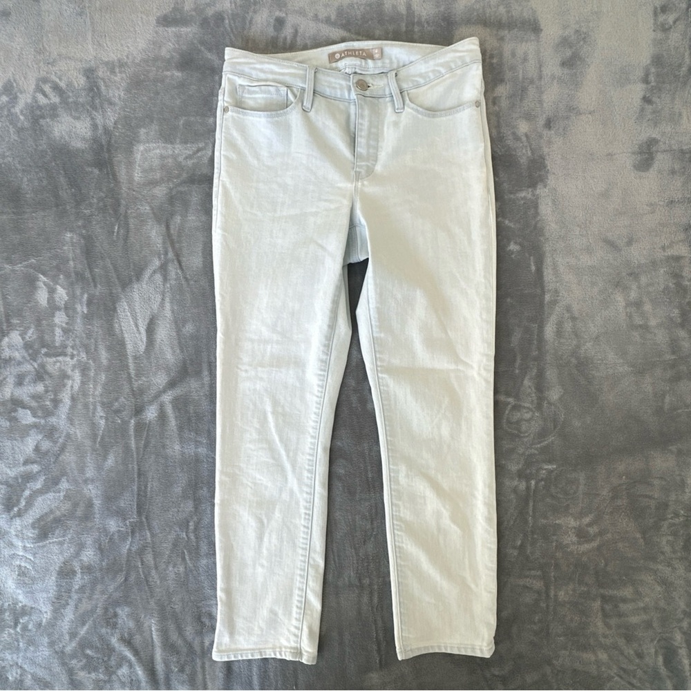 Athleta Sculptek Skinny Jeans Size 6 in Biscayne Wash